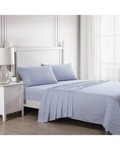 Laura Ashley Rosemarie Cotton 300TC Sateen Sheet Set Home