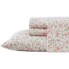 Laura Ashley Norella 100% Cotton Percale Sheet Set Home