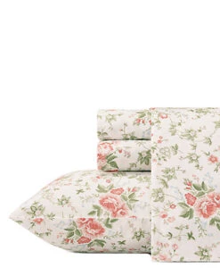 Laura Ashley Ilian Cotton Sheet Set Home