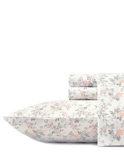 Laura Ashley Rosalie Flannel Sheet Set Home