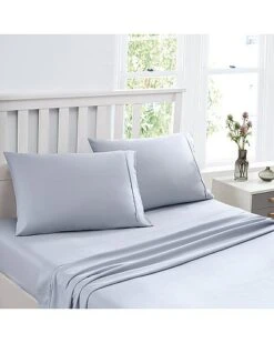 Laura Ashley Cerene Wellness 4Pc Blue Sheet Set Home