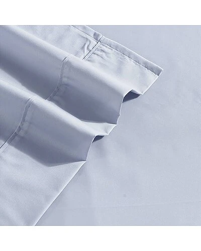 Laura Ashley Cerene Wellness 4Pc Blue Sheet Set Home 4 Laura Ashley Cerene Wellness 4Pc Blue Sheet Set Home - Image 4