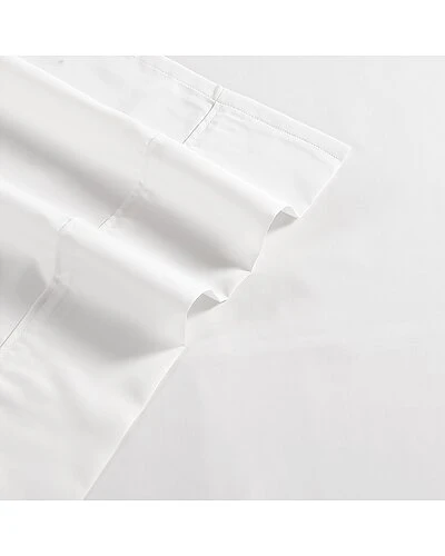 Laura Ashley Cerene Wellness 4Pc White Sheet Set Home 3 Laura Ashley Cerene Wellness 4Pc White Sheet Set Home - Image 3