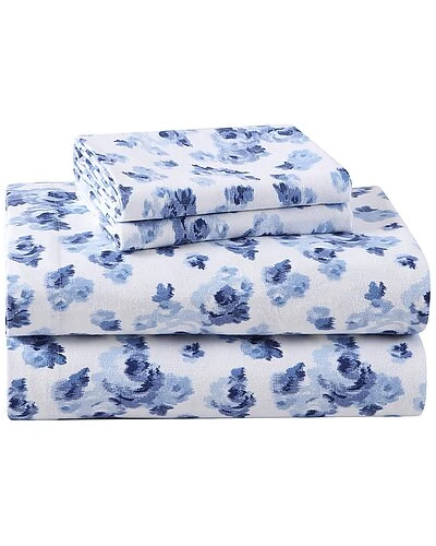 Laura Ashley Emelisa 4Pc Porcelain Sheet Set Home 3 Laura Ashley Emelisa 4Pc Porcelain Sheet Set Home - Image 3