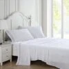 Laura Ashley Francescas Border 4Pc Dew Sheet Set Home
