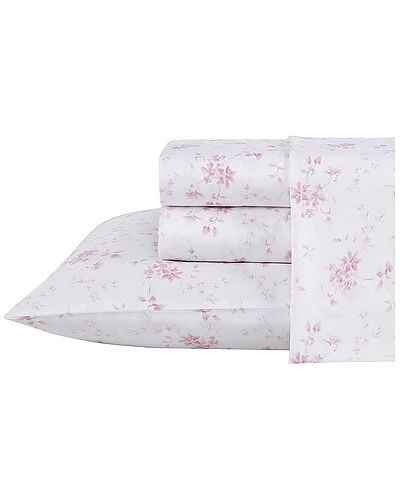 Laura Ashley Garden Muse 4Pc Tea Rose Sheet Set Home 2 Laura Ashley Garden Muse 4Pc Tea Rose Sheet Set Home - Image 2