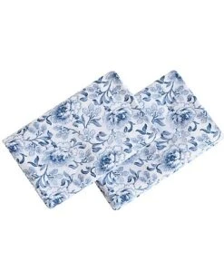 Laura Ashley Orelei 2Pc Indigo Sham Home -Laura Ashley 3033919941 RLLD 3