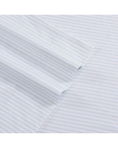 Laura Ashley Ramona 4Pc Blue Sheet Set Home 4 Laura Ashley Ramona 4Pc Blue Sheet Set Home - Image 4