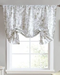 Laura Ashley Indy Pole Top Valance Curtain Home