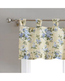 Laura Ashley Cassidy Yellow Tab Top Valance Home