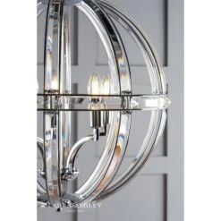 Laura Ashley AIDAN Glass & Polished Chrome 5 Light Globe Chandelier 10 Laura Ashley AIDAN Glass & Polished Chrome 5 Light Globe Chandelier -Laura Ashley aidan glass polished chrome 5 light globe chandelier p20261 40101 image