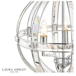 Laura Ashley AIDAN Glass & Polished Chrome 5 Light Globe Chandelier 11 Laura Ashley AIDAN Glass & Polished Chrome 5 Light Globe Chandelier -Laura Ashley aidan glass polished chrome 5 light globe chandelier p20261 40102 image