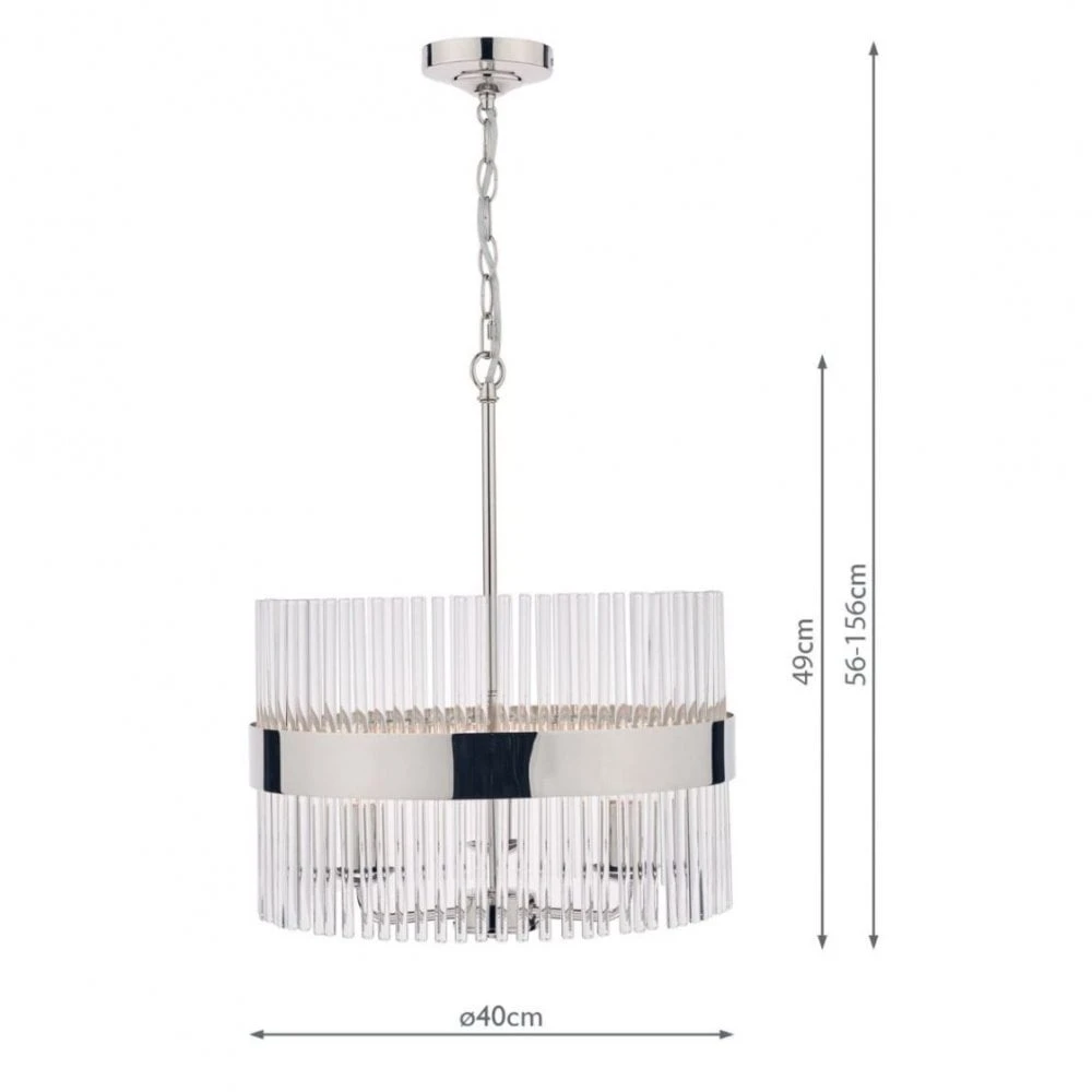 Laura Ashley ALEXA 3 Light Pendant Ceiling Light 3 Laura Ashley ALEXA 3 Light Pendant Ceiling Light - Image 3