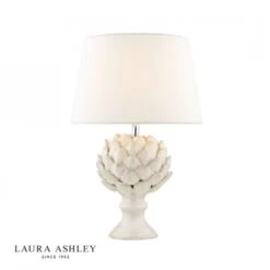 Laura Ashley ARTICHOKE Table Lamp Cream With Shade