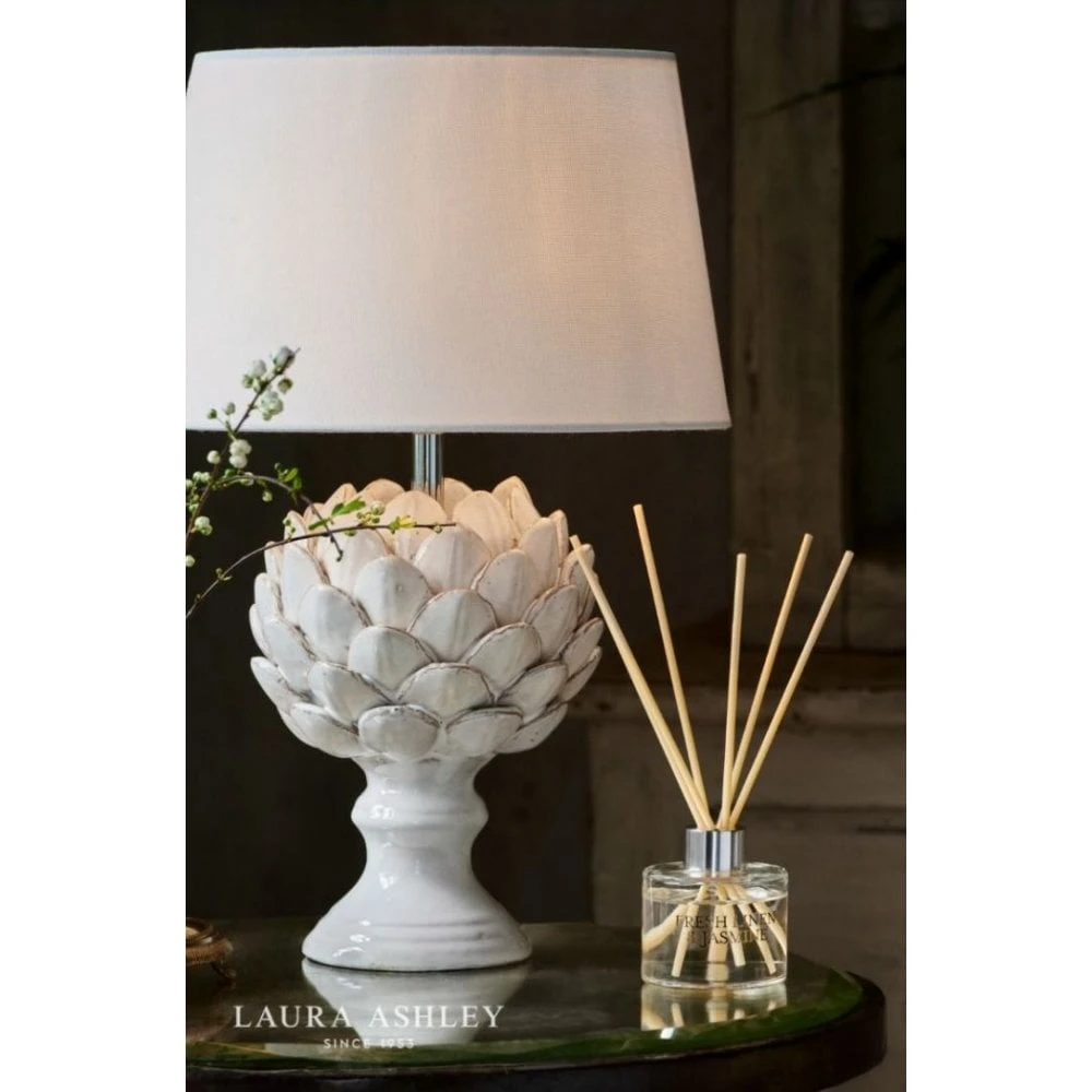 Laura Ashley ARTICHOKE Table Lamp Cream With Shade 5 Laura Ashley ARTICHOKE Table Lamp Cream With Shade - Image 5