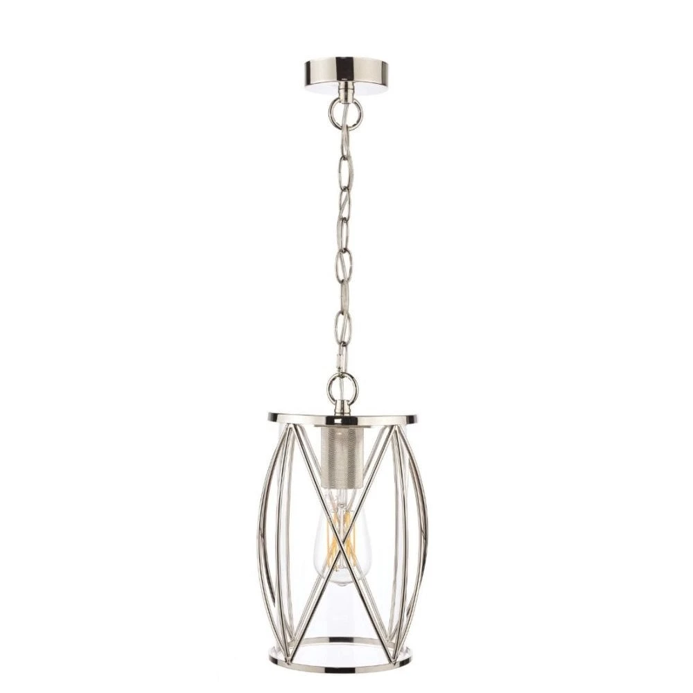 Laura Ashley BECKWORTH Polished Nickel 1 Light Ceiling Pendant Light 2 Laura Ashley BECKWORTH Polished Nickel 1 Light Ceiling Pendant Light - Image 2