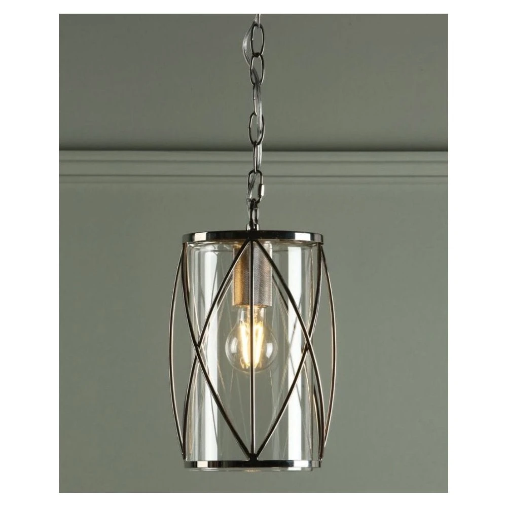 Laura Ashley BECKWORTH Polished Nickel 1 Light Ceiling Pendant Light 4 Laura Ashley BECKWORTH Polished Nickel 1 Light Ceiling Pendant Light - Image 4