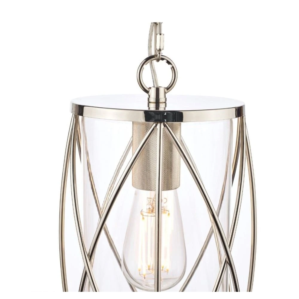 Laura Ashley BECKWORTH Polished Nickel 1 Light Ceiling Pendant Light 6 Laura Ashley BECKWORTH Polished Nickel 1 Light Ceiling Pendant Light - Image 6