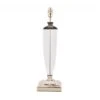 Laura Ashley CARSON Large Table Lamp Base | Polished Nickel | Crystal | Base Only