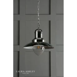 Laura Ashley CORBRIDGE Polished Chrome 1 Light Fisherman Ceiling Light 9 Laura Ashley CORBRIDGE Polished Chrome 1 Light Fisherman Ceiling Light -Laura Ashley corbridge polished chrome 1 light fisherman ceiling light p20287 40277 image