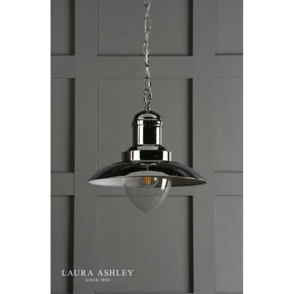 Laura Ashley CORBRIDGE Polished Chrome 1 Light Fisherman Ceiling Light 5 Laura Ashley CORBRIDGE Polished Chrome 1 Light Fisherman Ceiling Light - Image 5