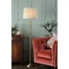 Laura Ashley COREY Floor Lamp Antique Brass | Choose Own Shade