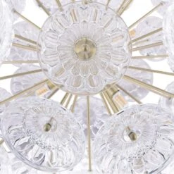 Laura Ashley ELWICK Ceiling Pendant | Pressed Textured Glass Dishes | Antique Brass | 6 Light 13 Laura Ashley ELWICK Ceiling Pendant | Pressed Textured Glass Dishes | Antique Brass | 6 Light -Laura Ashley elwick ceiling pendant pressed textured glass dishes antique brass 6 light p24075 44959 image