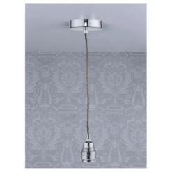 Laura Ashley FLUTE E27 Suspension Polished Nickel 7 Laura Ashley FLUTE E27 Suspension Polished Nickel -Laura Ashley flute e27 suspension polished nickel p21657 40828 image
