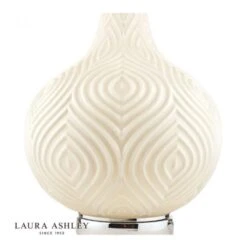 Laura Ashley GRACE Painted Patterned Glass Table Lamp With Shade -Laura Ashley grace painted patterned glass table lamp with shade p20315 40344 image