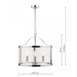Laura Ashley HARRINGTON Polished Nickel 3 Light Lantern Ceiling Light 8 Laura Ashley HARRINGTON Polished Nickel 3 Light Lantern Ceiling Light -Laura Ashley harrington polished nickel 3 light lantern ceiling light p20182 39919 image