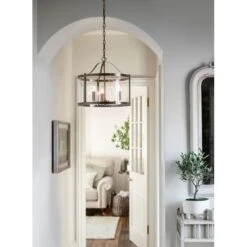 Laura Ashley HARRINGTON Polished Nickel 3 Light Lantern Ceiling Light 9 Laura Ashley HARRINGTON Polished Nickel 3 Light Lantern Ceiling Light -Laura Ashley harrington polished nickel 3 light lantern ceiling light p20182 39920 image