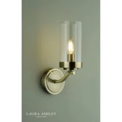 Laura Ashley JOSEPH Antique Brass 1 Light Wall Light -Laura Ashley joseph antique brass 1 light wall light p20338 41004 image