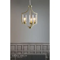 Laura Ashley JOSEPH Antique Brass 3 Light Chandelier -Laura Ashley joseph antique brass 3 light chandelier p20339 41015 image