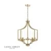 Laura Ashley JOSEPH Antique Brass 5 Light Chandelier