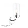 Laura Ashley JOSEPH Polished Chrome 1 Light Wall Light