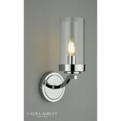 Laura Ashley JOSEPH Polished Chrome 1 Light Wall Light 9 Laura Ashley JOSEPH Polished Chrome 1 Light Wall Light -Laura Ashley joseph polished chrome 1 light wall light p20341 41009 image