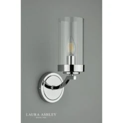 Laura Ashley JOSEPH Polished Chrome 1 Light Wall Light 10 Laura Ashley JOSEPH Polished Chrome 1 Light Wall Light -Laura Ashley joseph polished chrome 1 light wall light p20341 41010 image