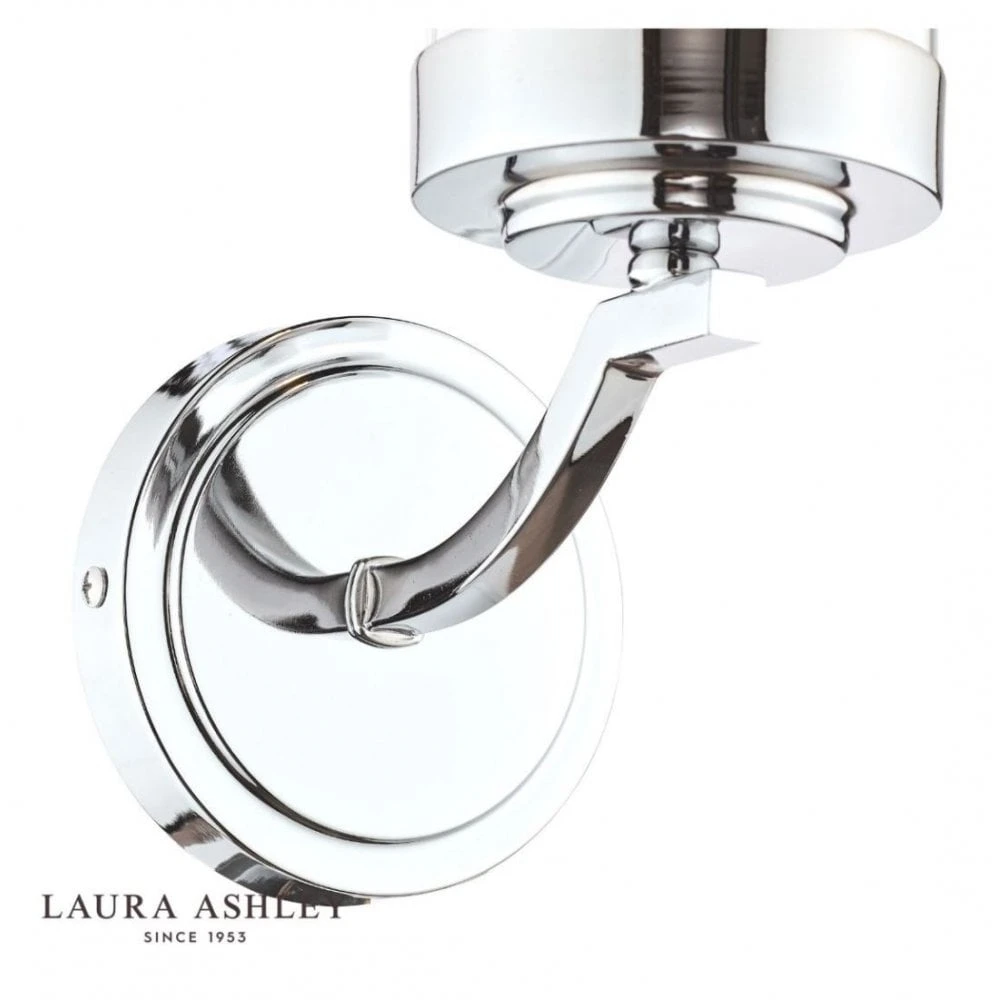 Laura Ashley JOSEPH Polished Chrome 1 Light Wall Light 6 Laura Ashley JOSEPH Polished Chrome 1 Light Wall Light - Image 6
