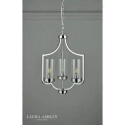 Laura Ashley JOSEPH Polished Chrome 3 Light Chandelier -Laura Ashley joseph polished chrome 3 light chandelier p20342 41027 image