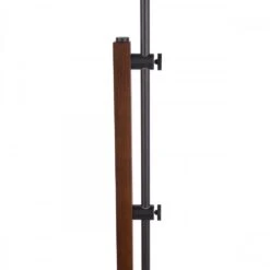 Laura Ashley BURDALE Adjustable Floor Lamp Dark Wood & Industrial Brass Base Only -Laura Ashley laura ashley burdale adjustable floor lamp dark wood industrial brass base only p24089 44839 image