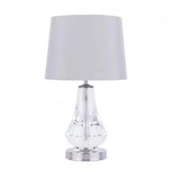 Laura Ashley HUMBY Touch Table Lamp Crystal & Polished Nickel With Shade -Laura Ashley laura ashley humby touch table lamp crystal polished nickel with shade p24106 44753 image