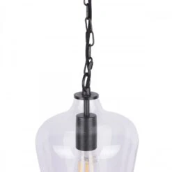 Laura Ashley OCKLEY Bottle Pendant Glass & Matt Black 7 Laura Ashley OCKLEY Bottle Pendant Glass & Matt Black -Laura Ashley laura ashley ockley bottle pendant glass matt black p24090 44741 image