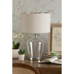 Laura Ashley OCKLEY Touch Table Lamp Polished Chrome & Glass With Shade -Laura Ashley laura ashley ockley touch table lamp polished chrome glass with shade p24095 44695 image