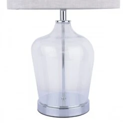 Laura Ashley OCKLEY Touch Table Lamp Polished Chrome & Glass With Shade -Laura Ashley laura ashley ockley touch table lamp polished chrome glass with shade p24095 44699 image