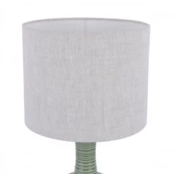 Laura Ashley PADLEY Table Lamp Green Ceramic & Antique Brass With Shade -Laura Ashley laura ashley padley table lamp green ceramic antique brass with shade p24094 44748 image