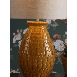 Laura Ashley LIZA Ceramic Table Lamp Orange With Shade -Laura Ashley liza ceramic table lamp orange with shade p21681 40777 image