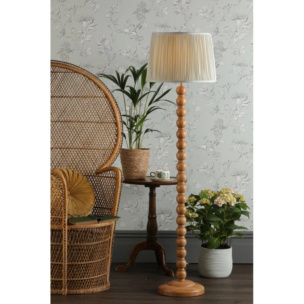 Laura Ashley MARIA Oak Wood Floor Lamp Base | Handmade 2 Laura Ashley MARIA Oak Wood Floor Lamp Base | Handmade - Image 2
