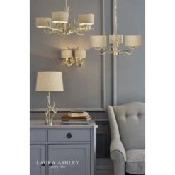 Laura Ashley MULROY Antler 3 Light Chandelier With Shades 10 Laura Ashley MULROY Antler 3 Light Chandelier With Shades -Laura Ashley mulroy antler 3 light chandelier with shades p20352 41065 image