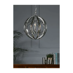 Laura Ashley ORBITAL 3 Light Pendant Polished Nickel -Laura Ashley orbital 3 light pendant polished nickel p21687 40713 image