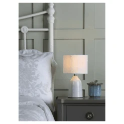 Laura Ashley PENNY Twin Pack Table Lamp Cream With Shade -Laura Ashley penny twin pack table lamp cream with shade p21689 40763 image